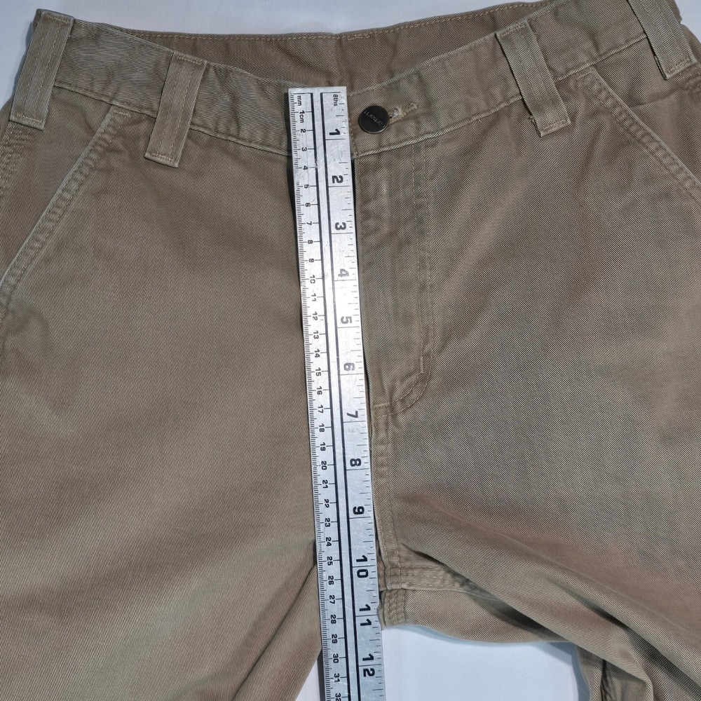 Carhartt Mens 30x32 Tan Canvas Work Pants Straight Leg Khaki 100095-253‎ B01 - Picture 14 of 16